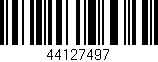 Código de barras (EAN, GTIN, SKU, ISBN): '44127497'