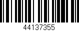 Código de barras (EAN, GTIN, SKU, ISBN): '44137355'