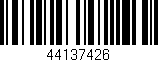 Código de barras (EAN, GTIN, SKU, ISBN): '44137426'
