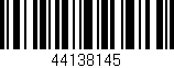 Código de barras (EAN, GTIN, SKU, ISBN): '44138145'