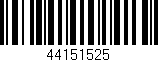 Código de barras (EAN, GTIN, SKU, ISBN): '44151525'