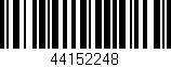 Código de barras (EAN, GTIN, SKU, ISBN): '44152248'