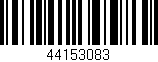 Código de barras (EAN, GTIN, SKU, ISBN): '44153083'