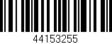Código de barras (EAN, GTIN, SKU, ISBN): '44153255'