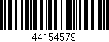 Código de barras (EAN, GTIN, SKU, ISBN): '44154579'