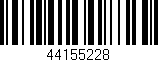 Código de barras (EAN, GTIN, SKU, ISBN): '44155228'