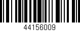 Código de barras (EAN, GTIN, SKU, ISBN): '44156009'
