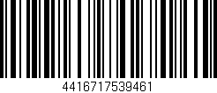 Código de barras (EAN, GTIN, SKU, ISBN): '4416717539461'