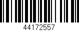 Código de barras (EAN, GTIN, SKU, ISBN): '44172557'
