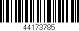 Código de barras (EAN, GTIN, SKU, ISBN): '44173785'