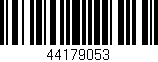 Código de barras (EAN, GTIN, SKU, ISBN): '44179053'