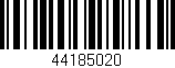 Código de barras (EAN, GTIN, SKU, ISBN): '44185020'