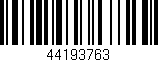 Código de barras (EAN, GTIN, SKU, ISBN): '44193763'