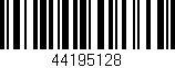 Código de barras (EAN, GTIN, SKU, ISBN): '44195128'