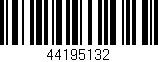 Código de barras (EAN, GTIN, SKU, ISBN): '44195132'