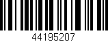 Código de barras (EAN, GTIN, SKU, ISBN): '44195207'