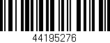 Código de barras (EAN, GTIN, SKU, ISBN): '44195276'