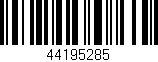 Código de barras (EAN, GTIN, SKU, ISBN): '44195285'
