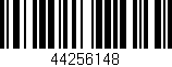 Código de barras (EAN, GTIN, SKU, ISBN): '44256148'