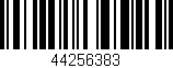 Código de barras (EAN, GTIN, SKU, ISBN): '44256383'