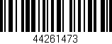 Código de barras (EAN, GTIN, SKU, ISBN): '44261473'