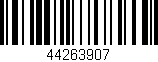 Código de barras (EAN, GTIN, SKU, ISBN): '44263907'