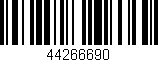 Código de barras (EAN, GTIN, SKU, ISBN): '44266690'