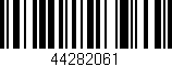 Código de barras (EAN, GTIN, SKU, ISBN): '44282061'