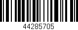 Código de barras (EAN, GTIN, SKU, ISBN): '44285705'