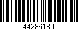 Código de barras (EAN, GTIN, SKU, ISBN): '44286180'