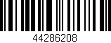 Código de barras (EAN, GTIN, SKU, ISBN): '44286208'