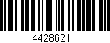 Código de barras (EAN, GTIN, SKU, ISBN): '44286211'