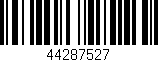 Código de barras (EAN, GTIN, SKU, ISBN): '44287527'