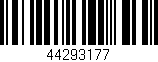 Código de barras (EAN, GTIN, SKU, ISBN): '44293177'