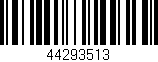 Código de barras (EAN, GTIN, SKU, ISBN): '44293513'
