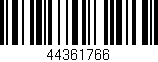 Código de barras (EAN, GTIN, SKU, ISBN): '44361766'