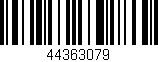 Código de barras (EAN, GTIN, SKU, ISBN): '44363079'
