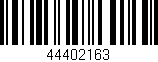 Código de barras (EAN, GTIN, SKU, ISBN): '44402163'