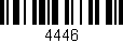 Código de barras (EAN, GTIN, SKU, ISBN): '4446'