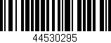 Código de barras (EAN, GTIN, SKU, ISBN): '44530295'