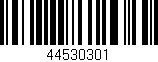 Código de barras (EAN, GTIN, SKU, ISBN): '44530301'