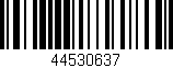 Código de barras (EAN, GTIN, SKU, ISBN): '44530637'