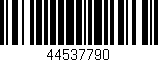 Código de barras (EAN, GTIN, SKU, ISBN): '44537790'