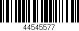 Código de barras (EAN, GTIN, SKU, ISBN): '44545577'