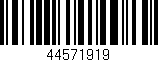Código de barras (EAN, GTIN, SKU, ISBN): '44571919'