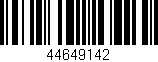 Código de barras (EAN, GTIN, SKU, ISBN): '44649142'