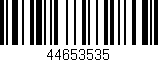 Código de barras (EAN, GTIN, SKU, ISBN): '44653535'