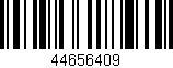 Código de barras (EAN, GTIN, SKU, ISBN): '44656409'