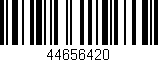 Código de barras (EAN, GTIN, SKU, ISBN): '44656420'