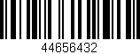 Código de barras (EAN, GTIN, SKU, ISBN): '44656432'